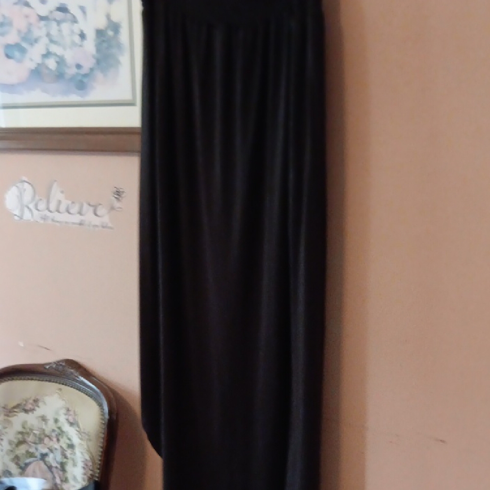Elegant Black Maxi Skirt